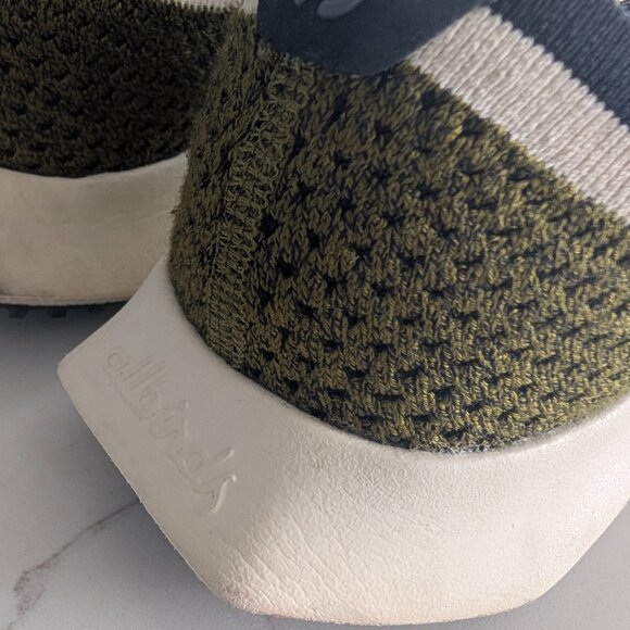 Allbirds Wool Runners Olive Green Sneakers Tree Dasher 2 M8.5 - Lightweight - Picture 8 of 14